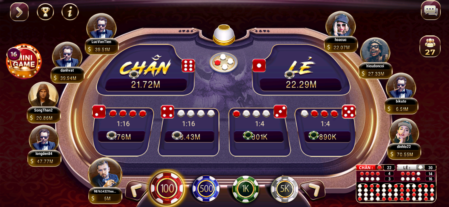 Ảnh chụp màn hình Sunwin 88 Club - Sảnh game bài